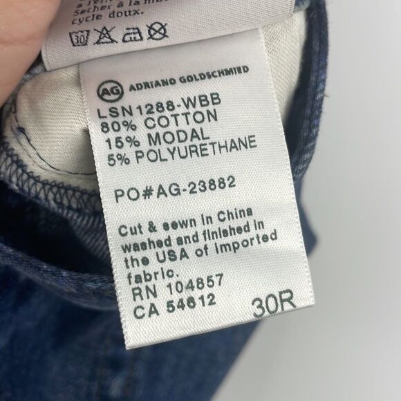 ** NEW AG Digital Luxe Ultra Soft Super Skinny Jeggings Size 30 - Picture 8 of 8